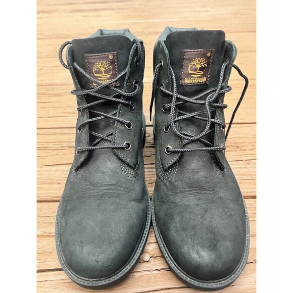 Work Boots Timberland, Black Suede US SIZE 5.5, - Picture 3 of 5